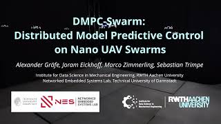 DMPC-Swarm: Distributed Model Predictive Control on Nano UAV Swarms