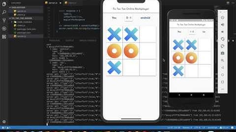 Tic Tac Toe Online Multiplayer Made With Flutter and NodeJS [Source Code]