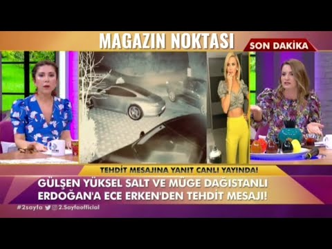 Ece Erken'den tehdit mesajları