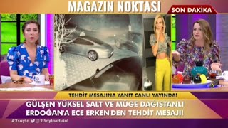 Ece Erkenden Tehdit Mesajları