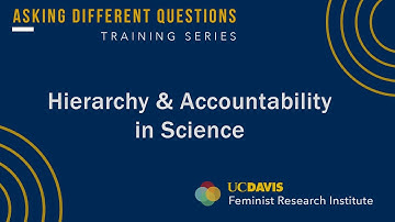 Hierarchy & Accountability in Science, an Asking Different Questions training