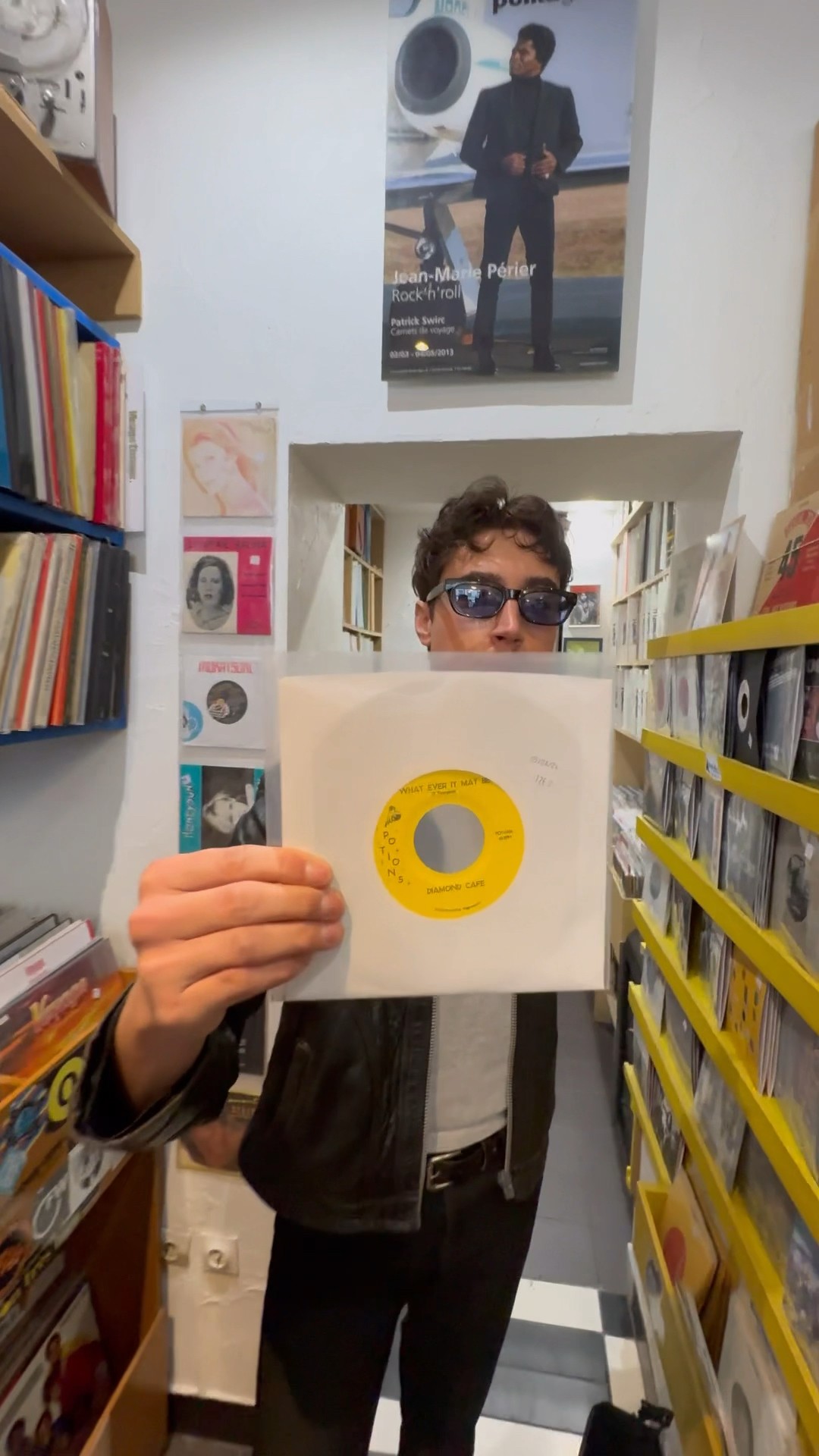 I found my old vinyl in a random record shop in Paris! ??