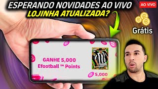 ESPERANDO NOVIDADES AO VIVO DO EFOOTBALL 2024 MOBILE,LOJINHA ATUALIZADA