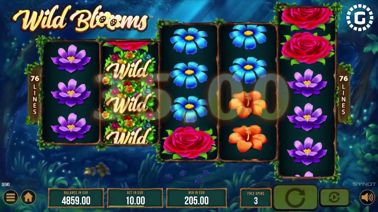 Wild Blooms by Synot Slot Features | GamblerID