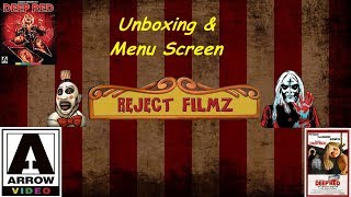 Arrow Video Unboxing & Menu Screen - Deep Red (U.S. Limited Edition)