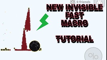 INVISIBLE FAST MACRO TUTORIAL -/-No root +No Lag + easy to use ♤SMOOTH RUN(Agar.io Mobile)