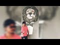 Lion painting on wall #cherryarts #Lion #painting #art #trending