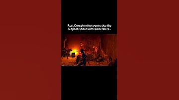 Rust Console when you notice the outpost is filled with subscribers….#shorts #rust #rustconsole
