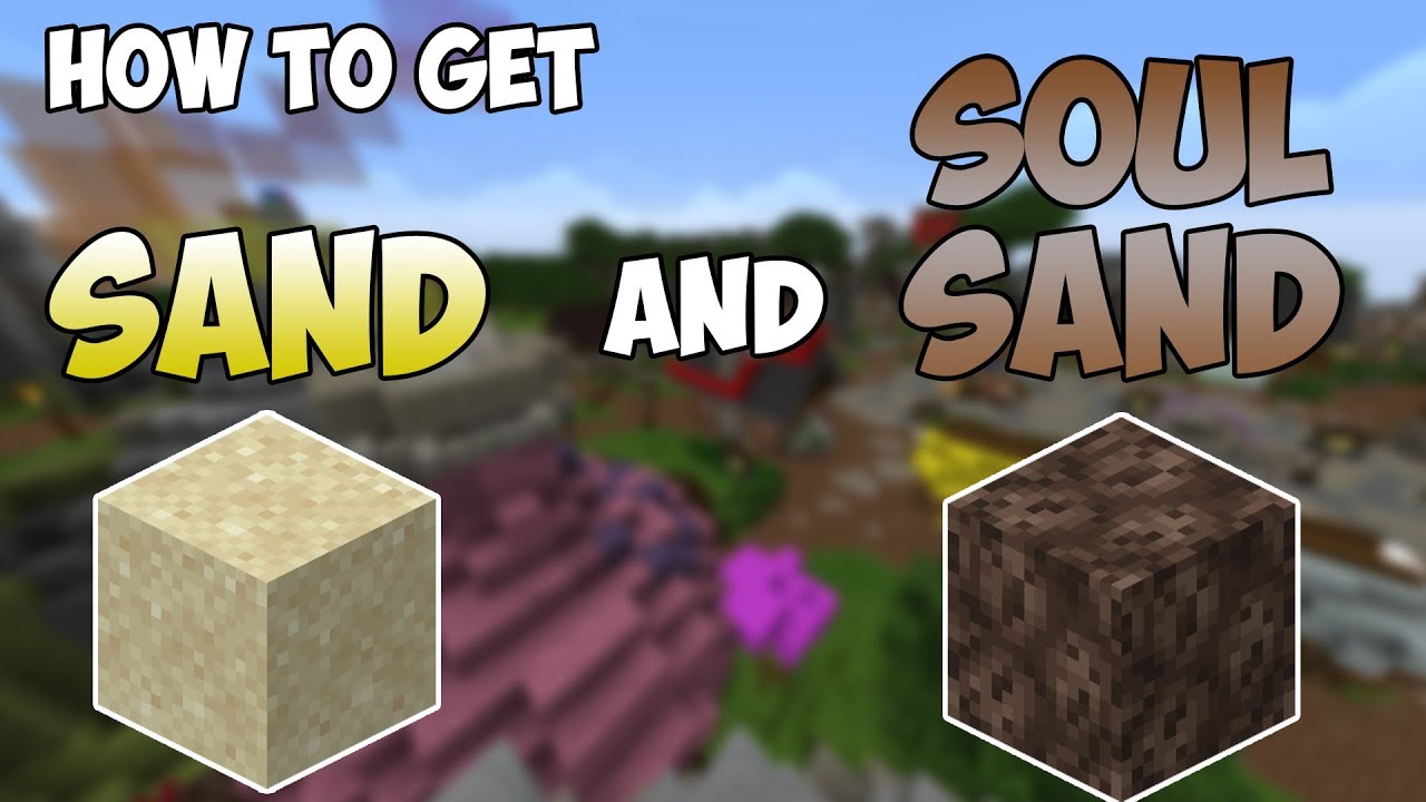 How to get SAND and SOULSAND in Hypixel Skyblock YouTube