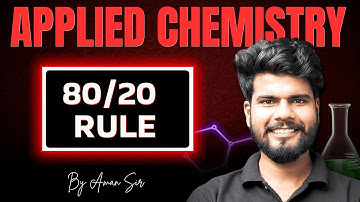 🔥80/20 Rule | Applied Chemistry | 1st Semester Exam BTEUP 2025 | Aman S