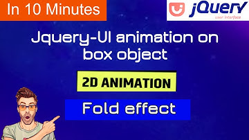 coding jquery animation fold effect on box object | jquery fold effect |animate using fold effect