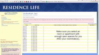 2016-2017 Housing Selection - West Campus Apartments