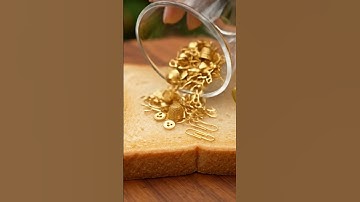 Gold Toast Spread Ai ASMR #relaxing #satisfying #shorts #trending