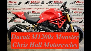 2015 Ducati M1200s Monster for sale @chrishallmotorcycles Doncaster