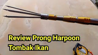 Harpoon Tombak Ikan 5 Prong Bahan premium Stainless Steel KEPALA TOMBAK CABANG 5