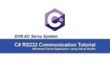 DYN AC Servo Motion Control - C# Serial RS232 Tutorial using Visual Studio