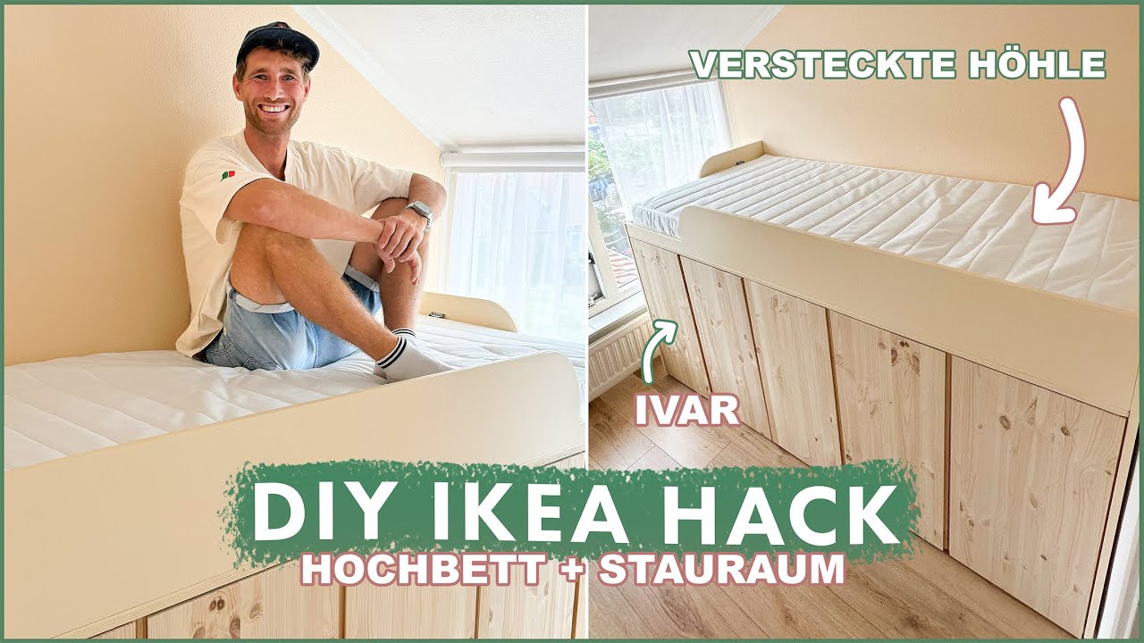 Wunderschne Ikea Hochbett Stora Umbauen Bilder