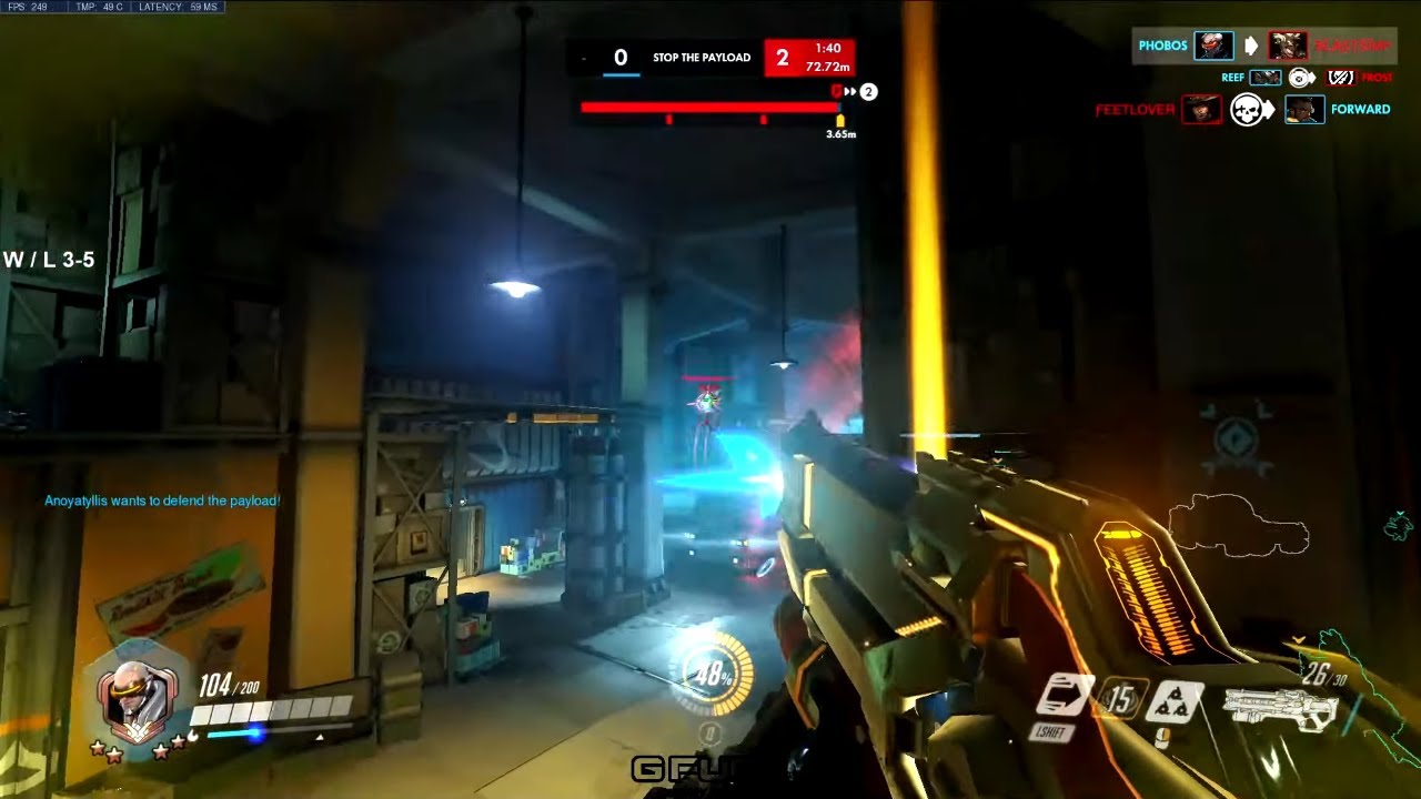 IDDQD the most dominant Soldier 76 gameplay! [ OVERWATCH SEASON 25 TOP 500 ]