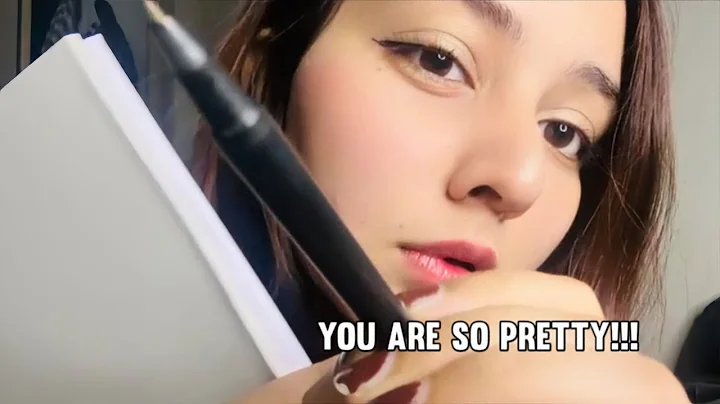 ASMR Drawing you in 2 minutes (I'm obsessed with you) 