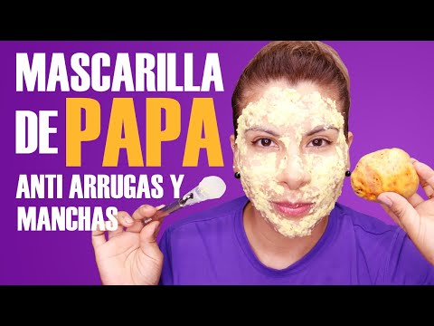 Video: Cómo hacer una mascarilla facial de papa: 6 pasos (con imágenes)