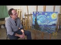 Копия картины Винсента Ван Гога «Звездная ночь»