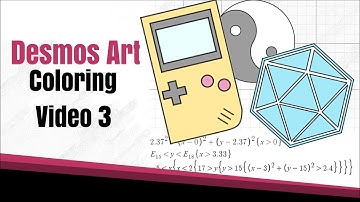 How to Create Desmos Art 3 - Shading, Coloring, Designing - Step by Step Guide