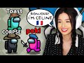 Among Us but i'm a FRENCH GIRL serial killer ROLEPLAY ft. Disguised Toast, CORPSE, Valkyrae & more!