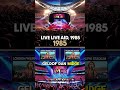 1985: Live Aid! Konser Amal Terbesar yang Menyatukan Dunia! #short
