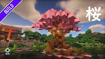How to Build a Cherry Blossom Tree in Minecraft 🌸
