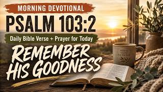 Daily Bible Verse + Prayer for Today | Psalm 103:2 | Morning Devotional