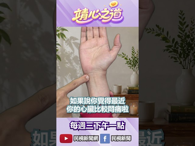 ▌按這些穴道可以養心！｜ 《靖心之道》 feat.  賴俊宏 中醫師 EP.03 精華
