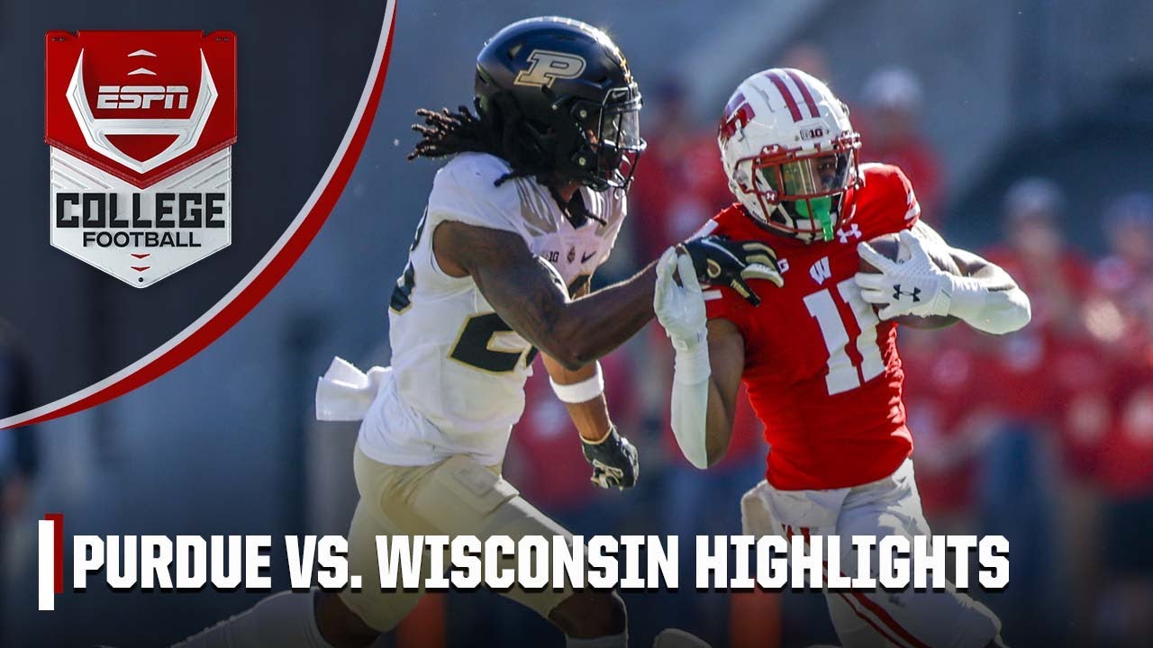 Purdue Boilermakers vs. Wisconsin Badgers Full Game Highlights Win