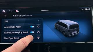 MERCEDES-BENZ Vito – How to Use Active Blind Spot Assist