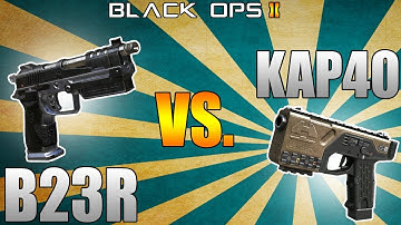 BO2 Tips & Tricks - B23R vs KAP40 - Gun Comparison