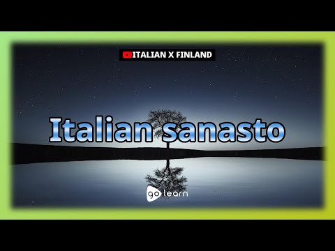Italian sanasto | Golearn