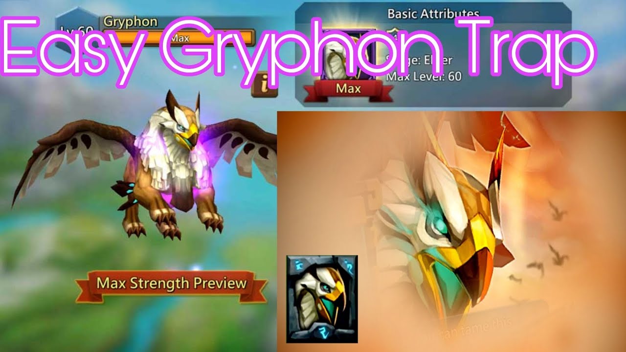 Gryphon Trap in Gathering Lords mobile video IFbLm YouTube