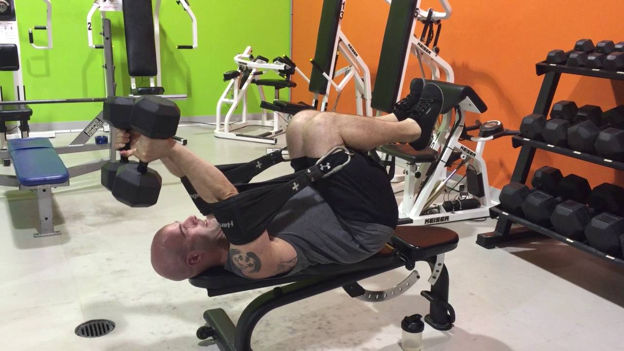 Striation 6 - Sam Trotta - Restrained Dumbbell Triceps Extensions