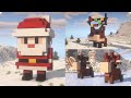 How to build Santa Claus and Christmas Deer! [ Girl Builder Pachi ]