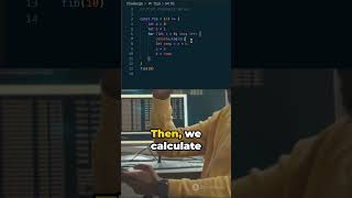 Easy way to print fibonacci series | #javascript #javascriptinterview #shortsfeed #shorts #java