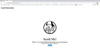 First Day Back Hacks: Insult Generator Team Project