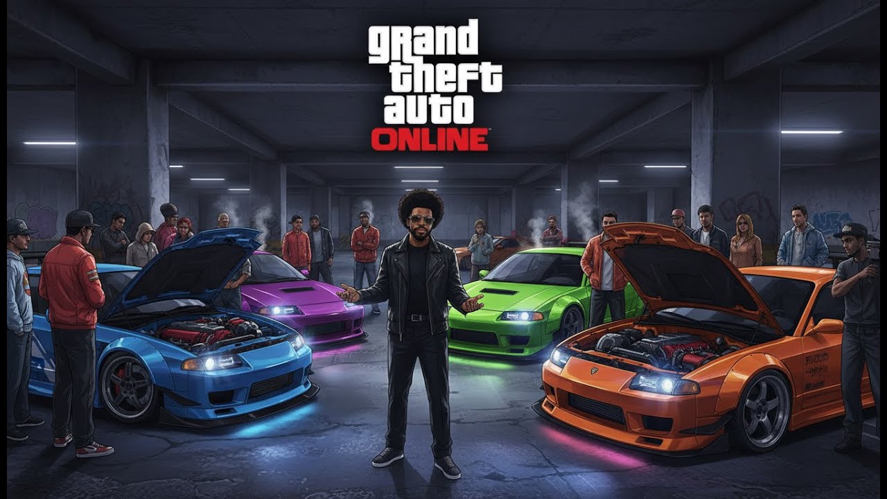 🔴 GTA Online: Parking Lot to Skyline 🚗 Outdoor Car Meet Tonight!