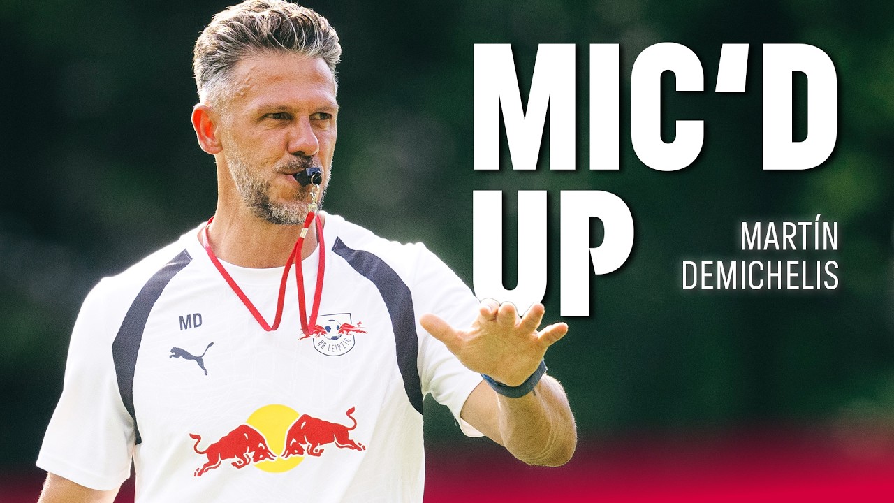 Martín Demichelis Mic'd Up – Inside an RB Leipzig Training Session 🎬