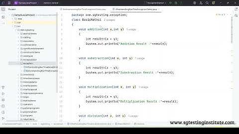Core Java OOPS Part - 56 | Exception Handling | Try Catch Block Example in Java Program