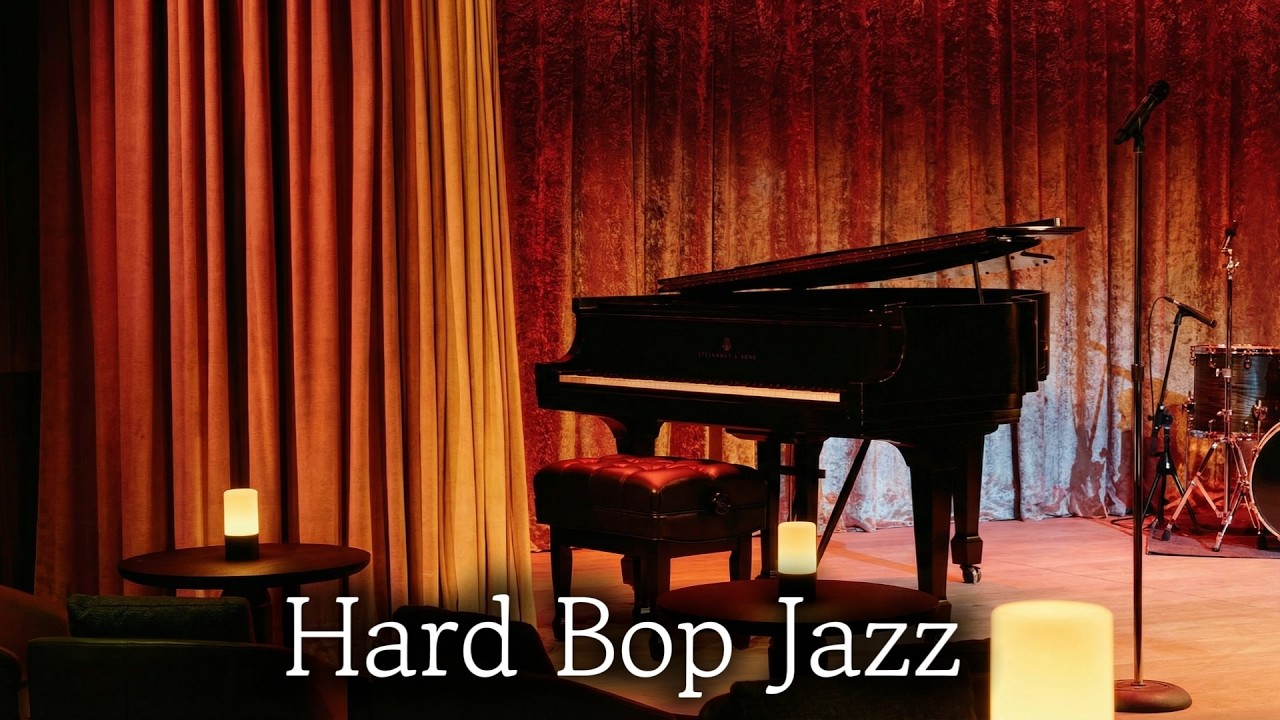 Jazz | Hard Bop Jazz Club 🎹 Upbeat Piano & Drums to Boost Your Energy