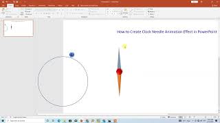 How to Create Clock Needle Animation Effect in PowerPoint