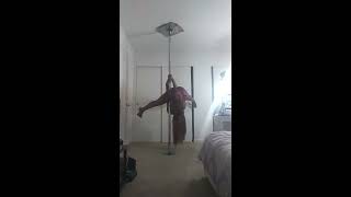 Pole dancing to Tshirt &panties Adina howard