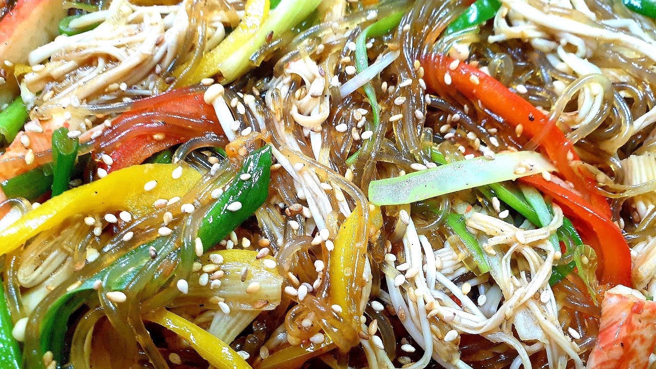 고기 없이 만드는 쉬운 잡채