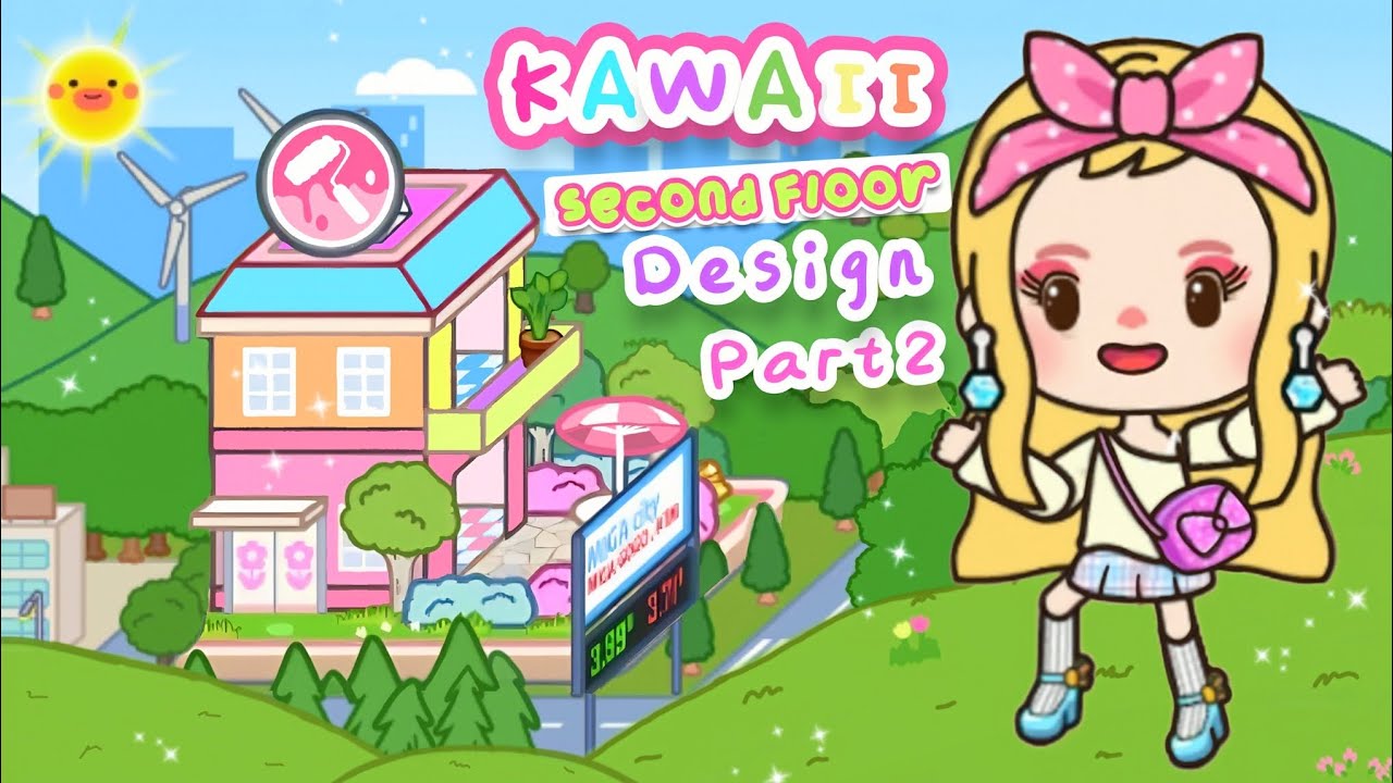 Miga World New Update Kawaiihouse Design Second Floor Decorations