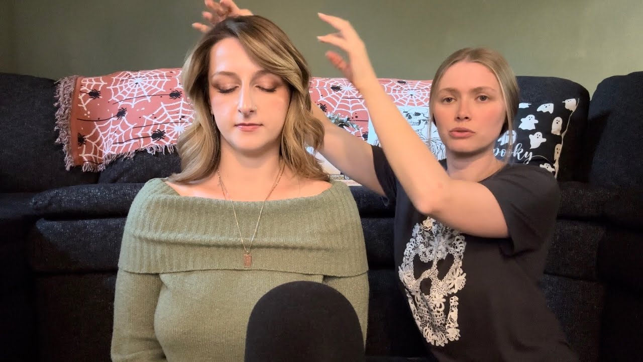 ASMR Face & Back Relaxation With Tongue Clicking - Super Relaxing!!!