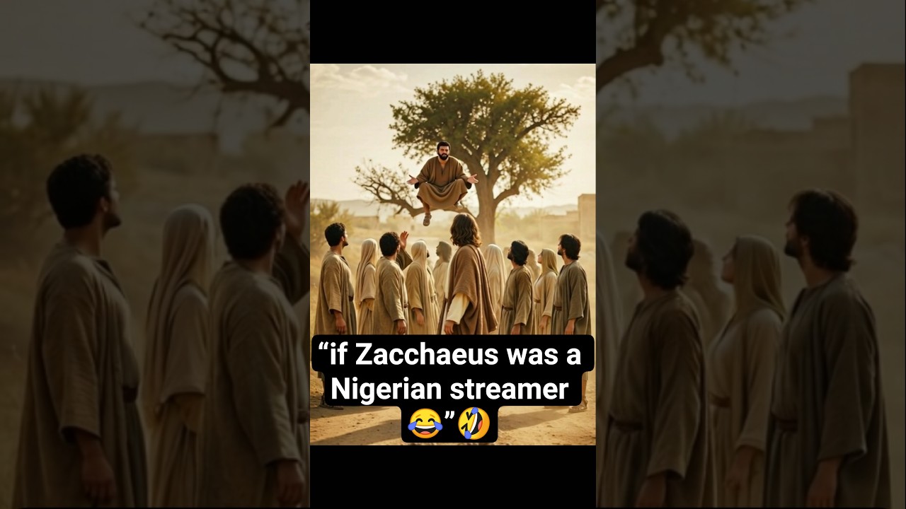 when Zacchaeus Called Jesus Like Peller Called Speed 😂 #history  #Zacchaeus#BibleStory#Jesus#comedy